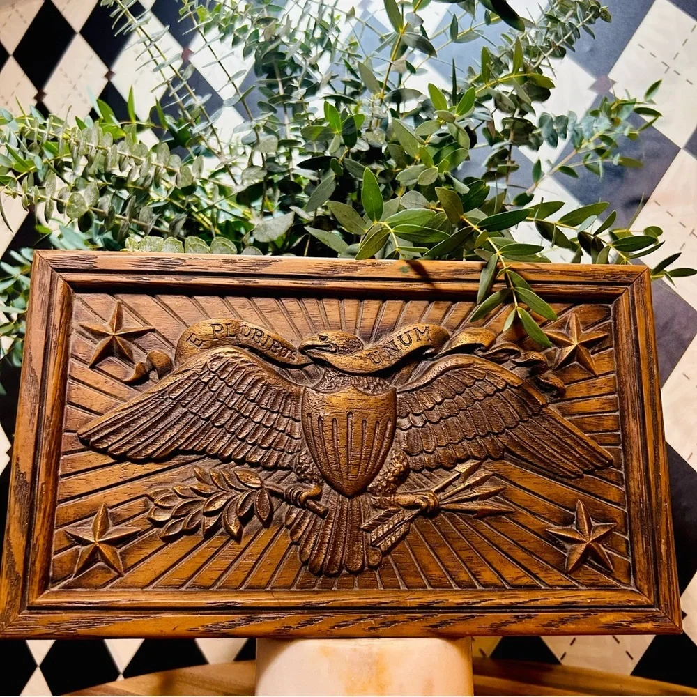 Bicentennial Eagle Jewelry Box – “E Pluribus‎ Unum” Collectible Vintage, 1976